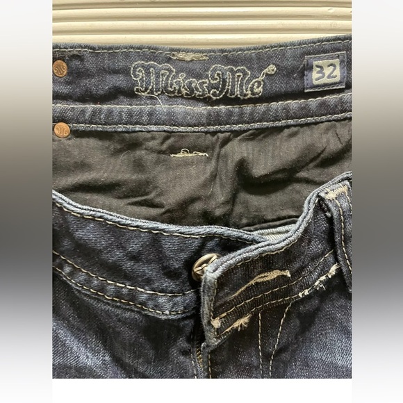 MissMe bootcut zebra rhinestones , size 32 - Picture 8 of 9